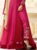 Pink color party wear georgette anarkali